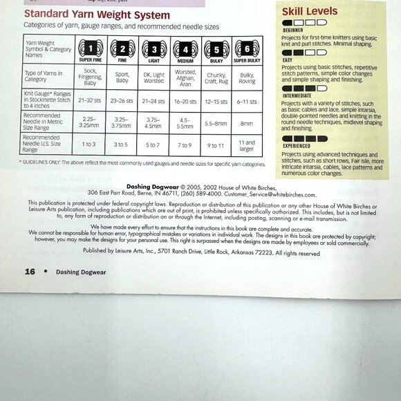 Leisure Arts Dashing Dogwear Knitting Pattern Book 7 Designs Jean Greenhowe - Picture 4 of 6